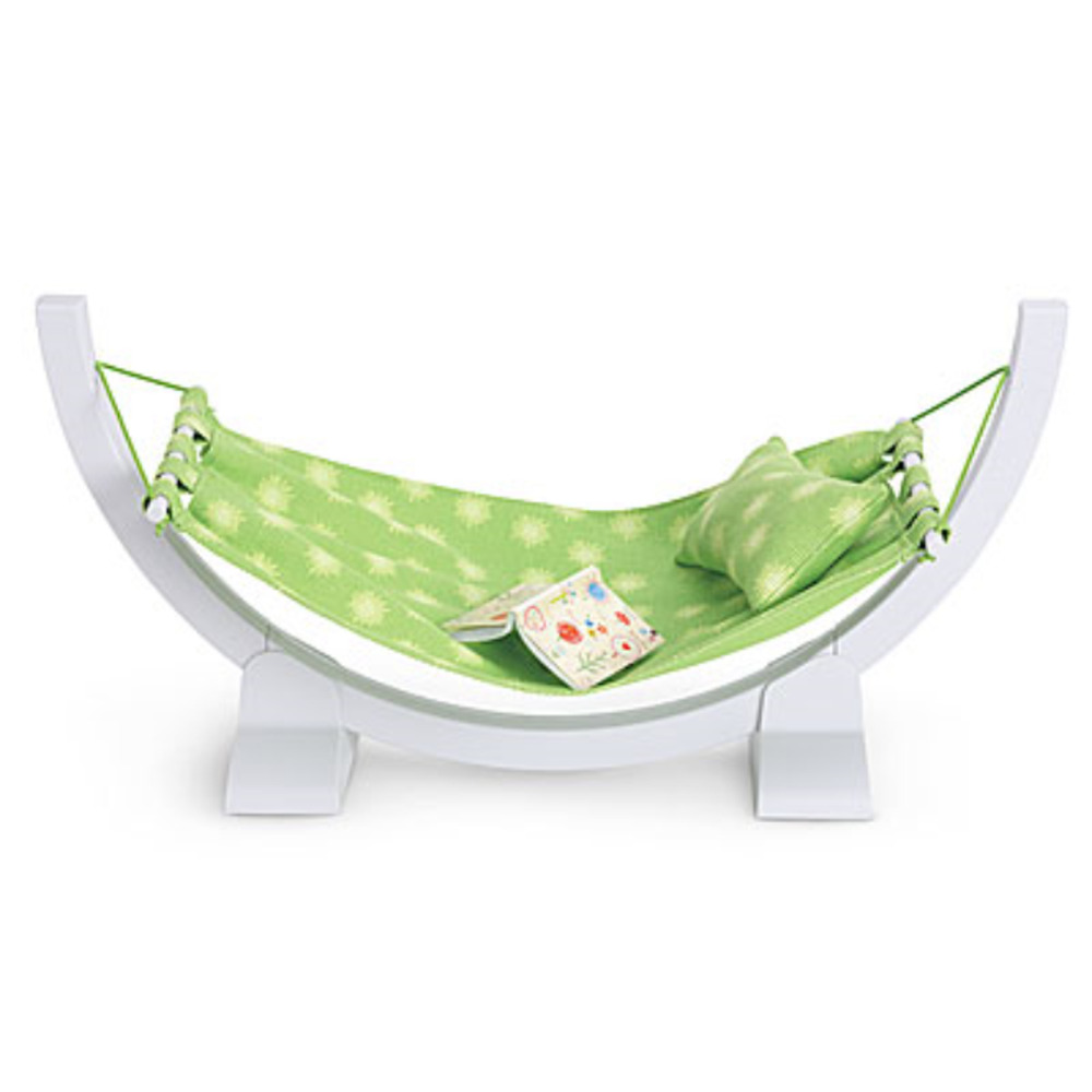 American Girl Doll Lanie Hammock Swing Doll Bed Chair Pillow Journal Accessories
